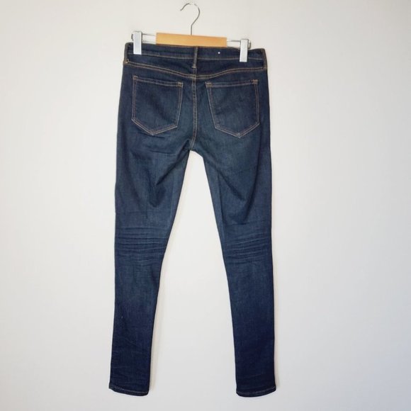 Banana Republic Jeans Premium Denim Skinny Mid Rise  Dark Wash 26 - Picture 7 of 13